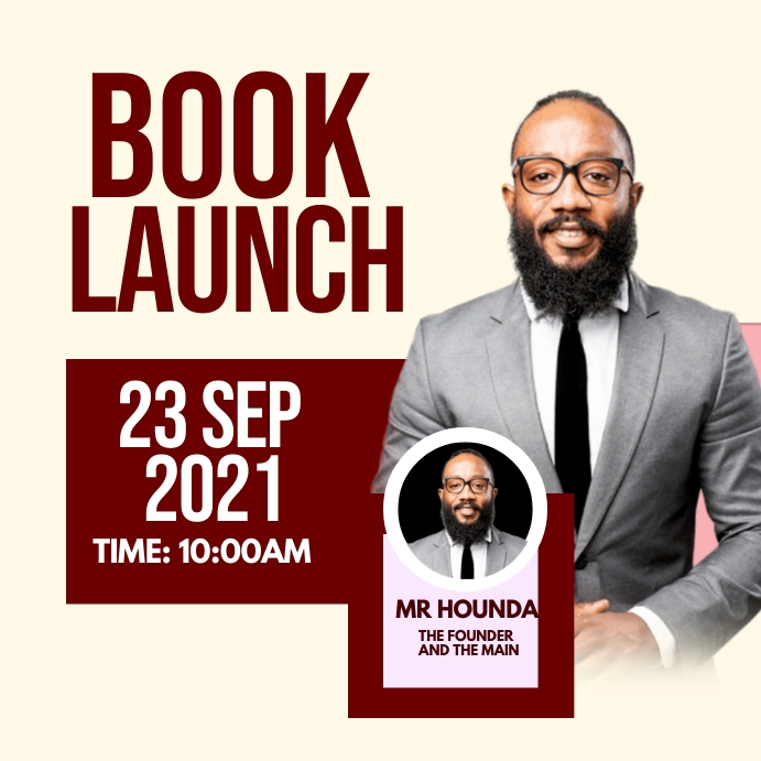Copy of Book launch | PosterMyWall