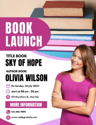 Book Launch Programme Example book launch template | PosterMyWall
