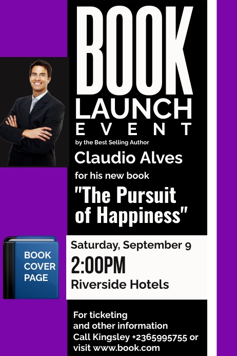 book launch event Template | PosterMyWall