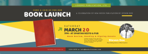 Book Launch Facebook Cover Photo template