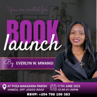BOOK LAUNCH FLYER TEMPLATE CHURCH SERVICE FLY Instagram Post