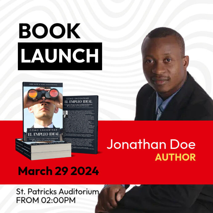 Book Launch poster Template | PosterMyWall