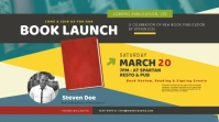 Book Launch Twitter Post template