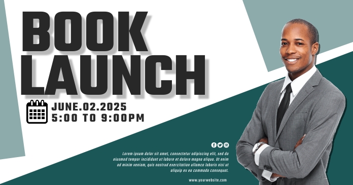 BOOK LAUNCH.A Template | PosterMyWall