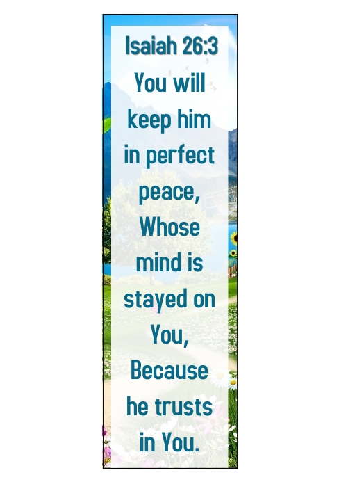 BOOK MARK ISAIAH 26 3 PosterMyWall