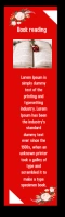 book mark template,small business flyer Demi-page de format Legal