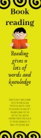 book mark template,small business flyer Halv side Legal