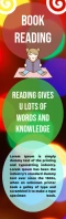 book mark template,small business flyer Halv side Legal