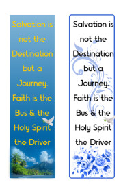 Book marks Design A5 template