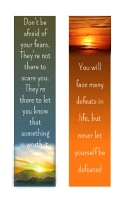 Book Marks Design A5 template