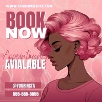 Book Now Instagram Social Media Flyer design Instagram-opslag template