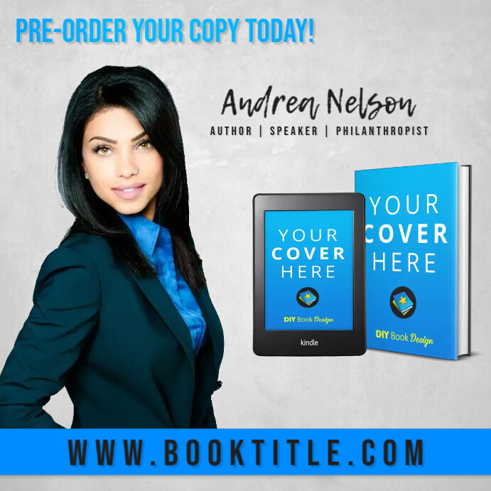Book Release Blog Examples Book Release Template | PosterMyWall