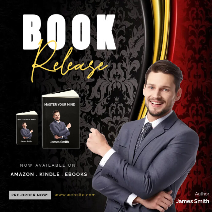 Copy of Book Release Poster | PosterMyWall