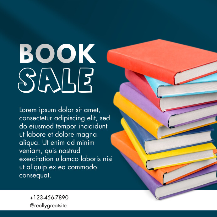 BOOK SALE FAIR BOOK LAUNCH SALE TEMPLATES | PosterMyWall