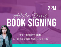 4 550 Book Signing Customizable Design Templates Postermywall