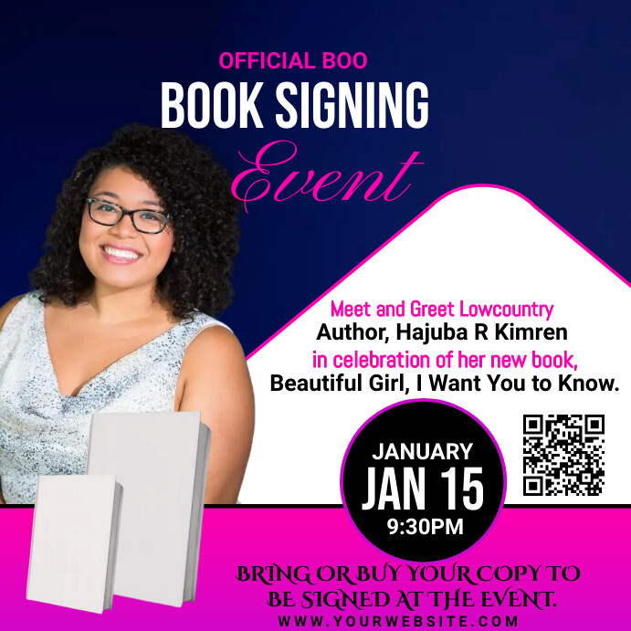 Book signing flyer Template | PosterMyWall