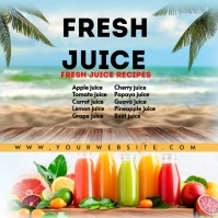 FRESH JUICE FLYER Logo template
