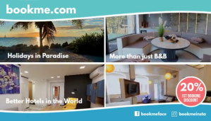 Booking Hotel Promotion Blog Header template
