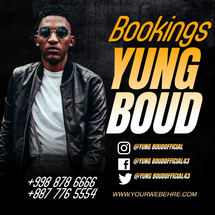 bookings Template | PosterMyWall