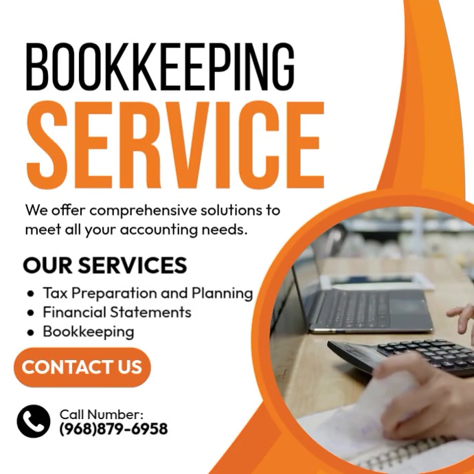 Bookkeeping Services Template | PosterMyWall