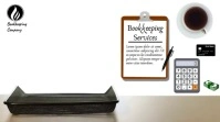 BOOKKEEPING SERVICES VIDEO AD Digital Display (16:9) template