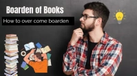 Books poster Miniatura di YouTube template