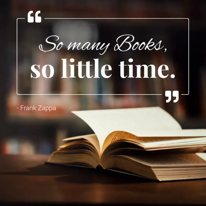 Books quote for World Book Day Template PosterMyWall