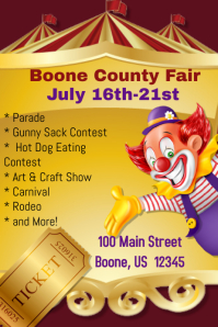 Boone County Fair Template Banner 4' × 6'