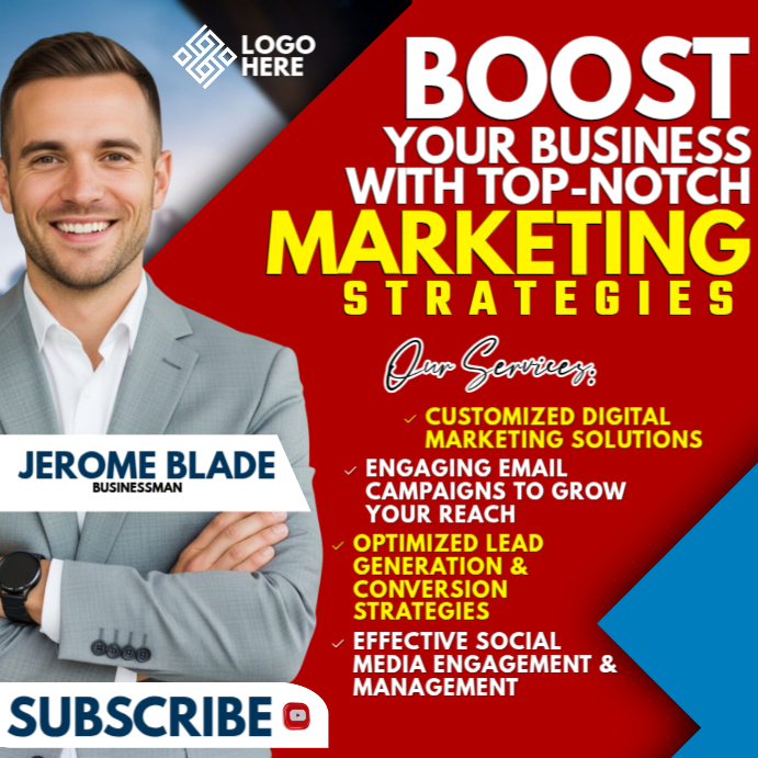 Sample Professional Boosting Posts Boost Your Business with Marketing Template | PosterMyWall