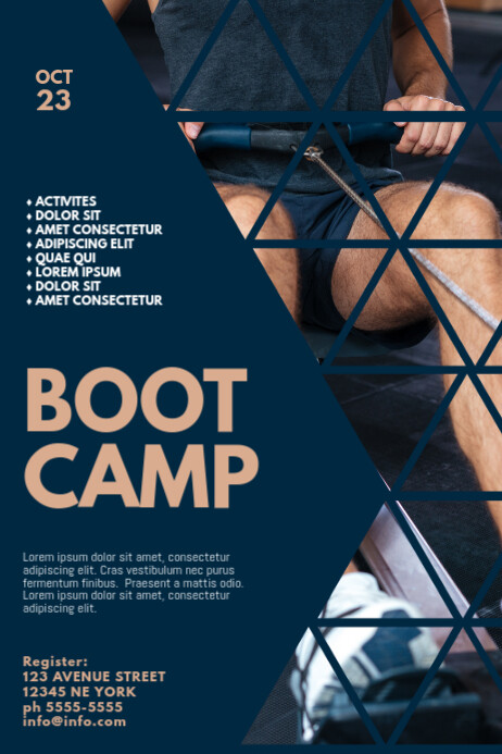 Boot Camp Event Flyer Template PosterMyWall