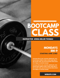 1 150 Boot Camp Customizable Design Templates Postermywall