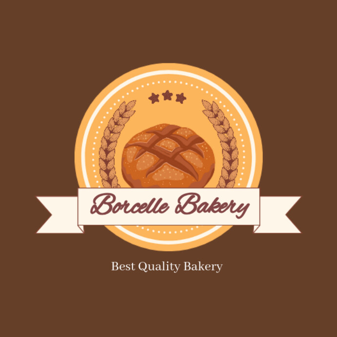 Borcelle bakery logo template