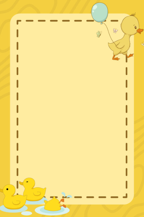 Border Poster template