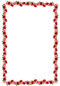 Rose Border Template PosterMyWall