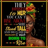 Born to Rise – Empowerment Tribute Instagram Post template