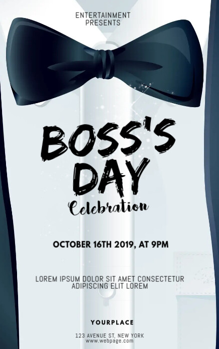 Boss Program Flyer Boss's Day Flyer Design Template | PosterMyWall