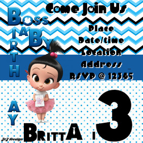 1 360 Boss Baby Customizable Design Templates Postermywall