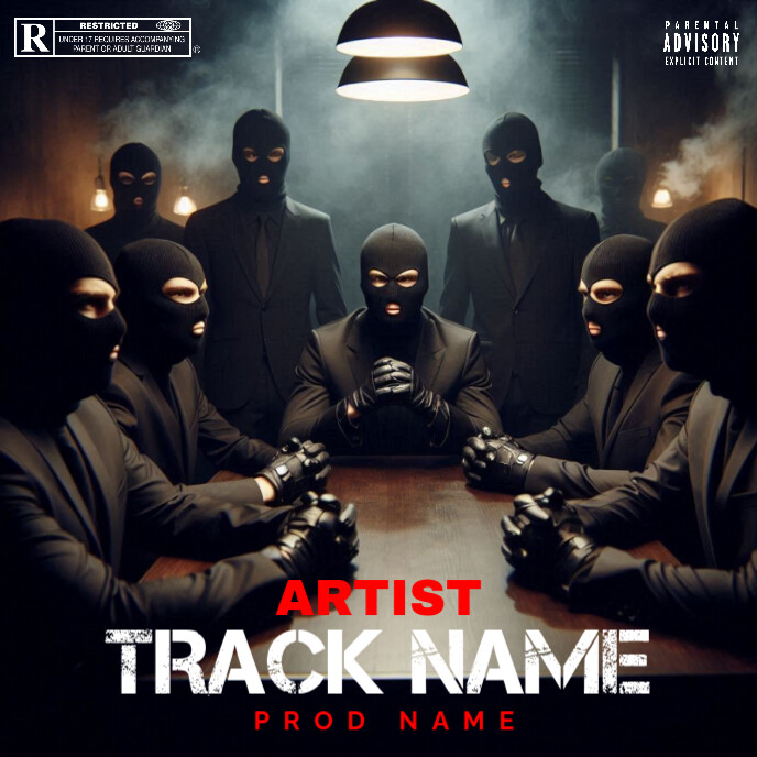 Boss CD mixtape album cover template