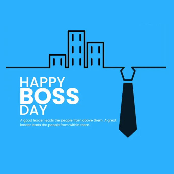 BOSS S DAY Template PosterMyWall