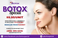 Botox Ads Label template