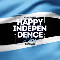 Botswana Independence Day Instagram Post Instagram-Beitrag template