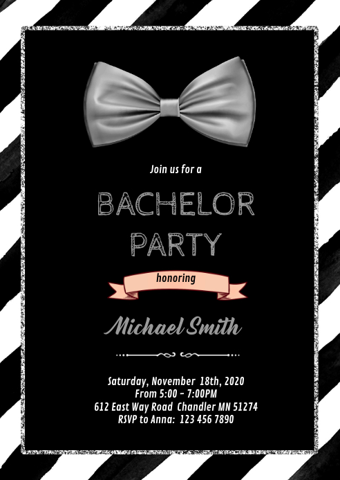 Bachelor Party Invitations