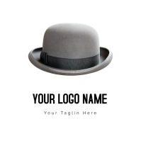 Bowler Hat Clothing Cowboy Hat Black Hat Logo template