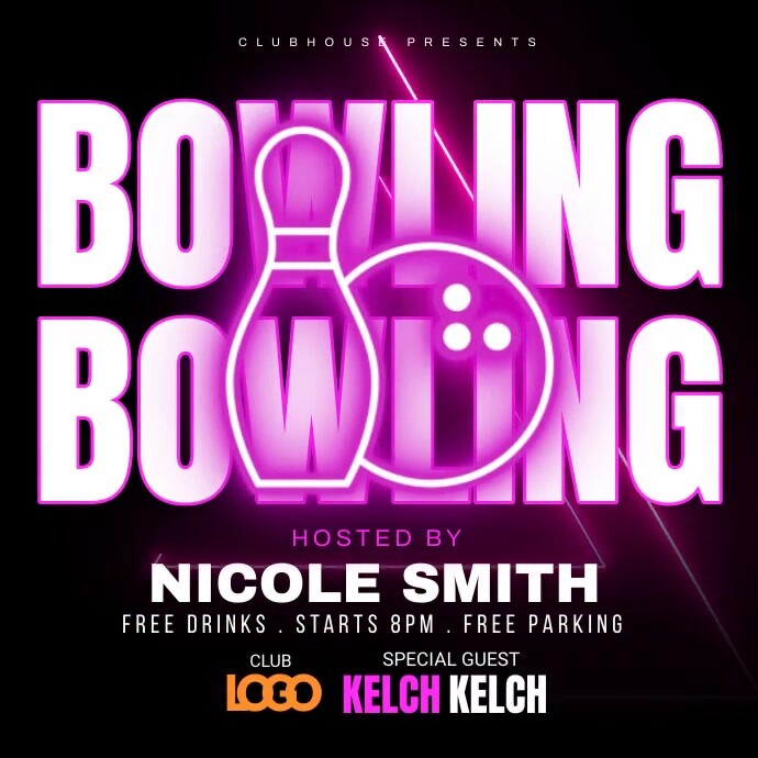 Bowling Ads Template | PosterMyWall