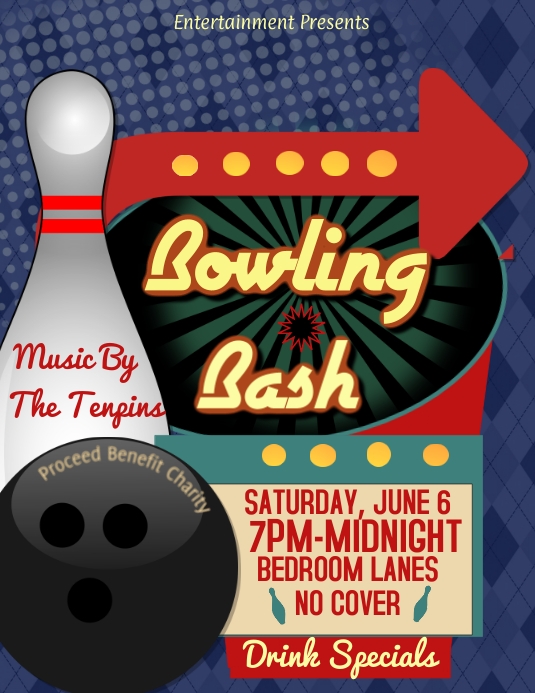 Bowling Bash模板 Postermywall Bowling Bash模板 Postermywall