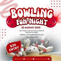 bowling Message Instagram template