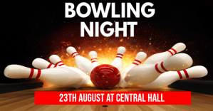 BOWLING NIGHT Imagen Compartida en Facebook template