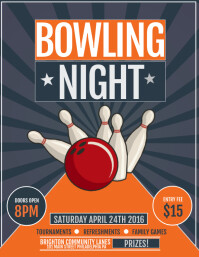 290 Bowling Night Customizable Design Templates Postermywall
