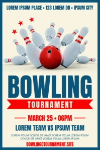 BOWLING POSTER template