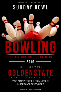 280 Bowling Event Customizable Design Templates Postermywall